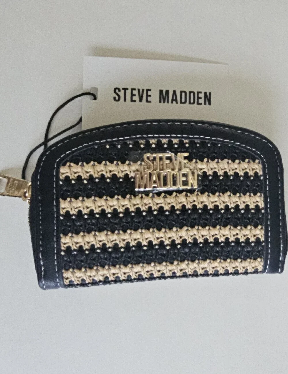 Steve Madden compact zip-around wallet